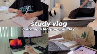 Study Vlog Learning A Language All Day To Challenge Myself Sunnyvlog 산니