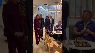 Prince William and Princess Catherine surprise visit to Charing cross hospital #shorts