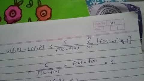 Integrability of monotonic functions.