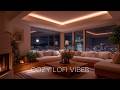 Warm Room Overlooking the City – LoFi Playlist 🌕 | Cozy Background Music for Study & Reading
