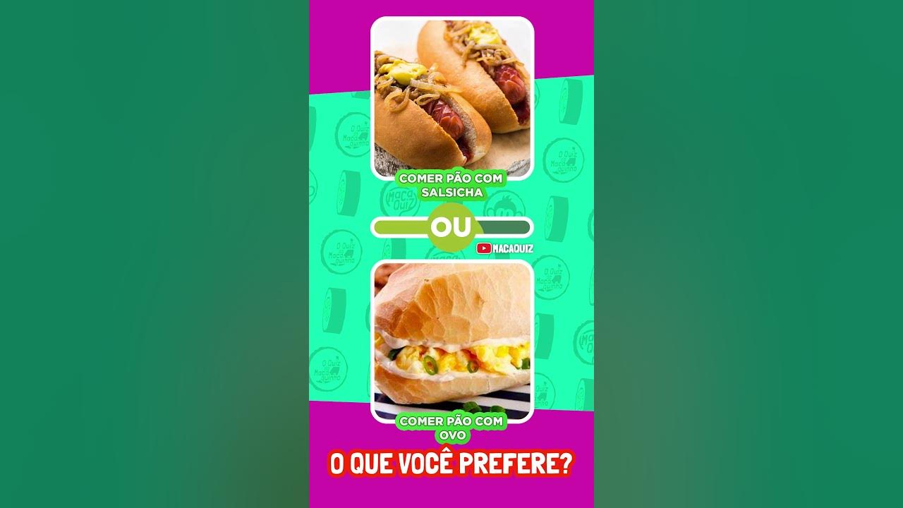 🔄 O QUE VOCÊ PREFERE? 🧁DOCE VS SALGADO 🍔, JOGO DAS ESCOLHAS