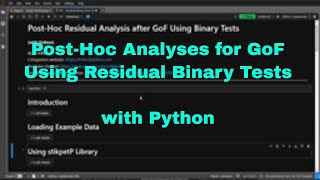 Python - Post-Hoc Goodness-of-Fit: Residual Binary Tests