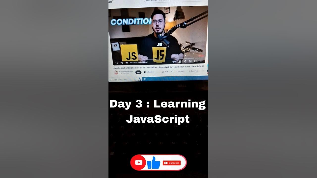 Day 3 : Learning JavaScript from Harry bhai #codewithharry # ...