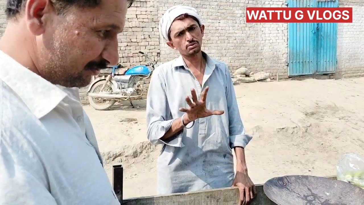 street vender in Pakistan # vagitable & frout saler # میرے گاؤں میں سبزی فروش