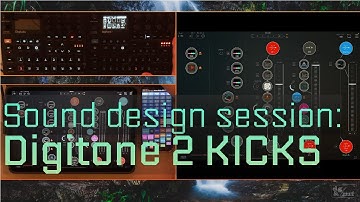 Making KICK DRUM sounds on the Digitone 2