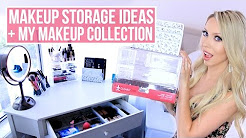 Cheap Makeup Storage and Organization Ideas + My Makeup Collection!
