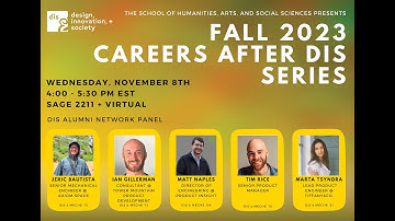DIS/STS Alumni Network Roundtable - Careers after Design, Innovation & Society