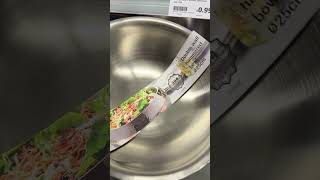 Action has a stainless steel serving bowl that looks much more expensive