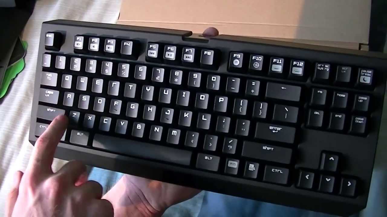 Razer Blackwidow Tournament Edition Keyboard Unboxing Youtube