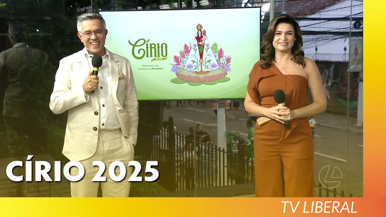 Trechos da transmissão do Círio na TV Liberal (12/10/2025)