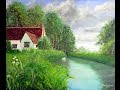 Cottage at Flatford - acrylic painting by Steve Buchanan
