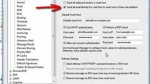 Domain & Server Settings   Configuring Mail Delivery Options in MDaemon
