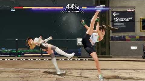 TINA VS HITOMI ( HARDEST AI ) RTX 3090 4K 60FPS DEAD OR ALIVE 6