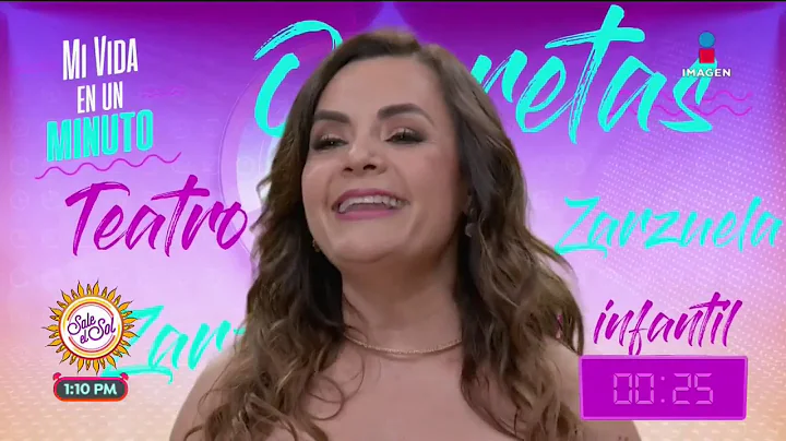 Lorena de la Garza nos cuenta su vida en un minuto...