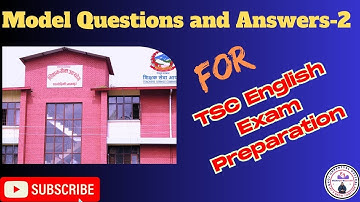 TSC English Exam Model Questions and Answers Part-2 || TSC English Exam Preparation