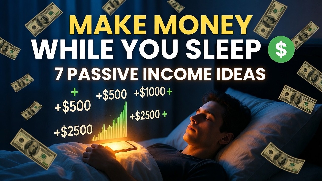 Make Money While You Sleep — 7 Passive Income Ideas That Work - YouTube