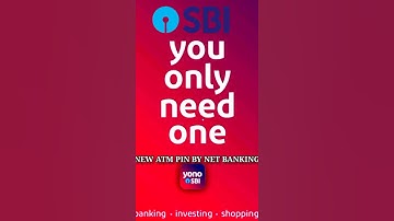 How to Generate SBI ATM card Pin Online | Sbi Pin Generation Online #shorts