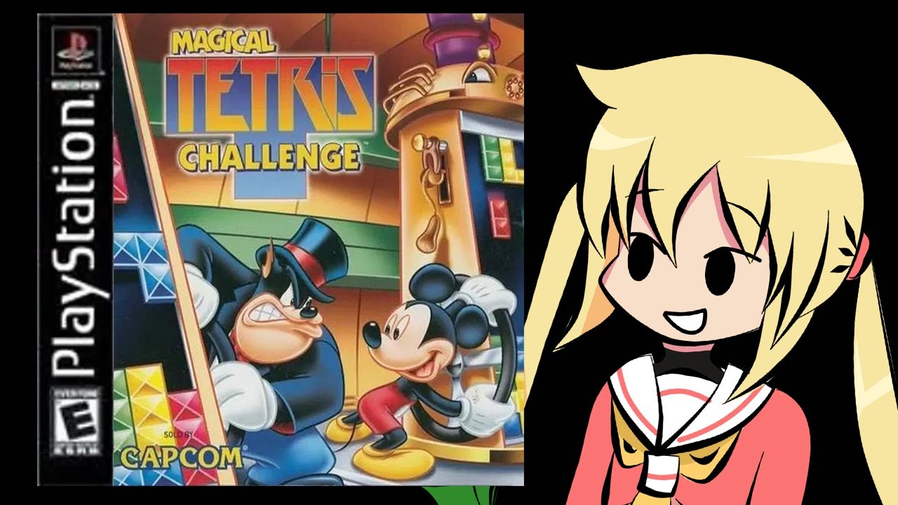 Jeu Magical Tetris Challenge Avec Mickey Mouse PS1 - Version NTSC-JPN - Bon état