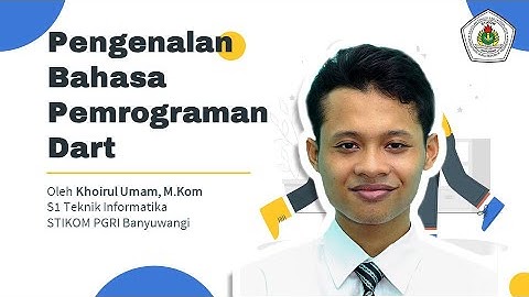 PBM Pertemuan 2 - Pengenalan Bahasa Pemrograman Dart