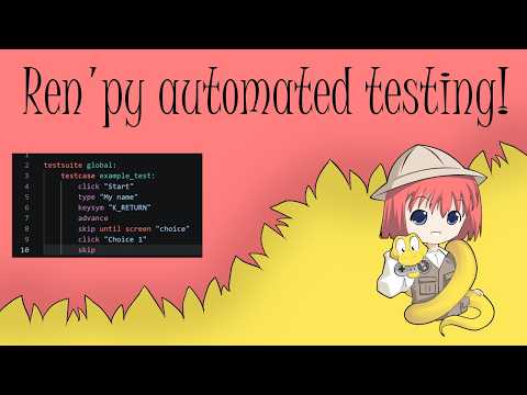 Capa de A basic guide to Ren'py automated testing