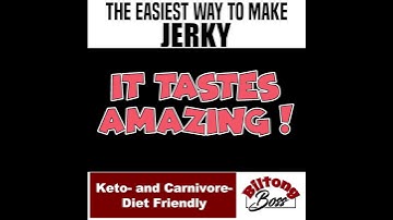 Easiest way to make Healthy Beef Jerky
