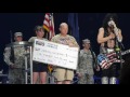 &quot;Paul Stanley Presents Check to Military &amp; Pledge&quot; KISS@Bryce Jordan State College, PA 8/30/16