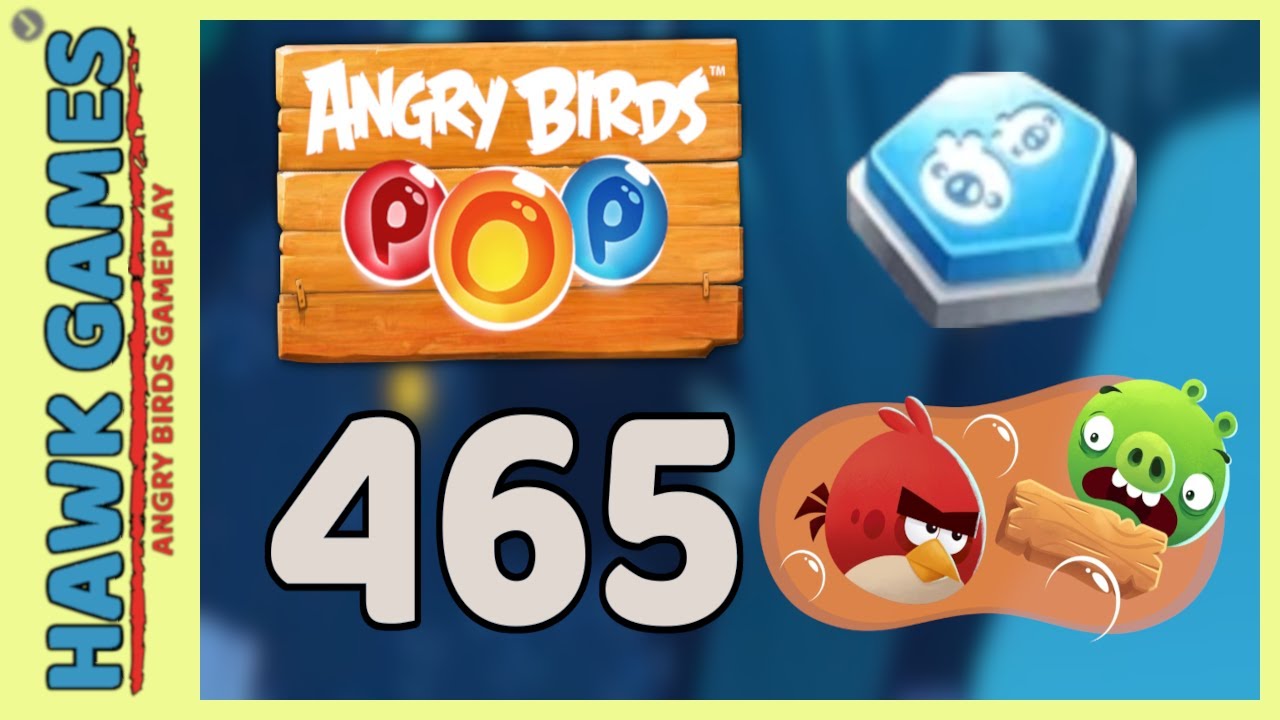 Angry Birds Stella POP Bubble Shooter Level 123 - Walkthrough, No Boosters  