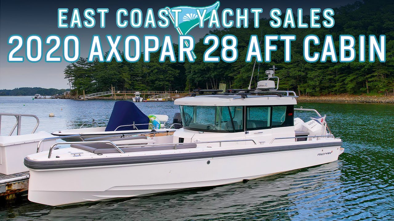 ⁣2020 Axopar 28 Aft Cabin [SOLD] - Walkthrough Tour