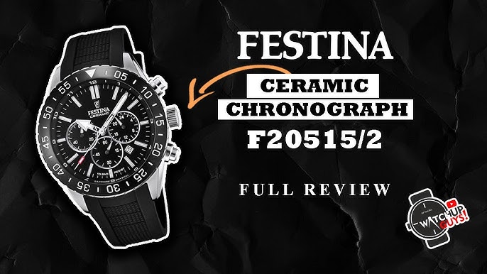 Unboxing 📦 Festina Ceramic Chronograph Watch (F20515) - YouTube