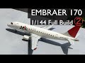 ハセガワ 1/144 EMBRAER 170 製作② #JAL #旅客機 #プラモデル