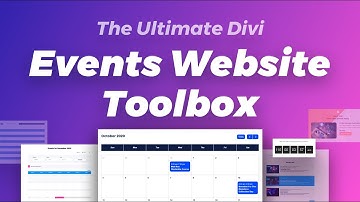 How to Build the Ultimate “Events Website Toolbox” with the Divi Marketplace