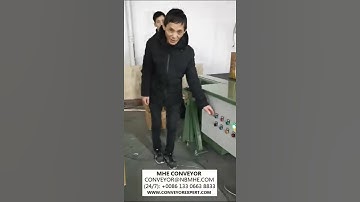 Full load test of telescopic belt conveyor for loading and unloading containers, trucks, etc.