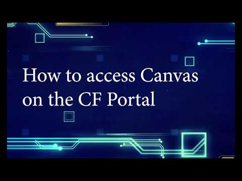 CF Portal and Canvas Navigation