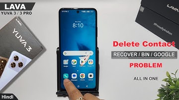 How to restore deleted contacts in  lava yuva 3 pro | Restore recycle bin contact lava yuva 3