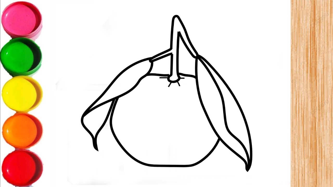 How to Draw a Clementine - YouTube
