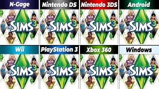 The Sims 3 | 3DS vs Wii vs Android vs DS vs N-Gage vs PC vs PS3 vs Xbox 360 [Graphics Comparison]
