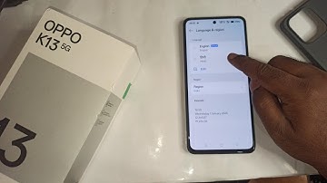 Oppo K13 5G - Language Change Problem | How to change app language