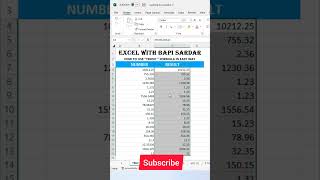 How to use TRUNC formula in easy way - easy excel lesson - #excelwithbapisardar #bapisardar #msexcel