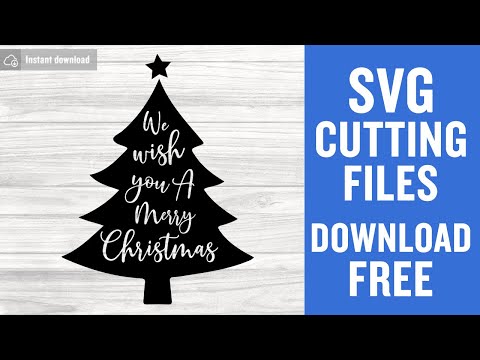 Christmas Tree SVG Free Cutting Files for Cricut Scan n Cut Free Download