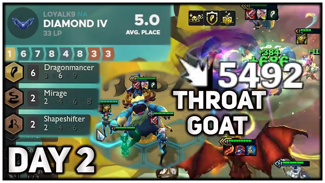 Day 2 of Ranked: THROAT GOAT FUN | TFT Highlights - YouTube
