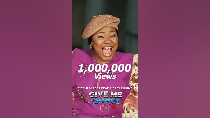 Give Me Chnace by Bidemi Olaoba and mercy Chinwo Hits #1 Million View