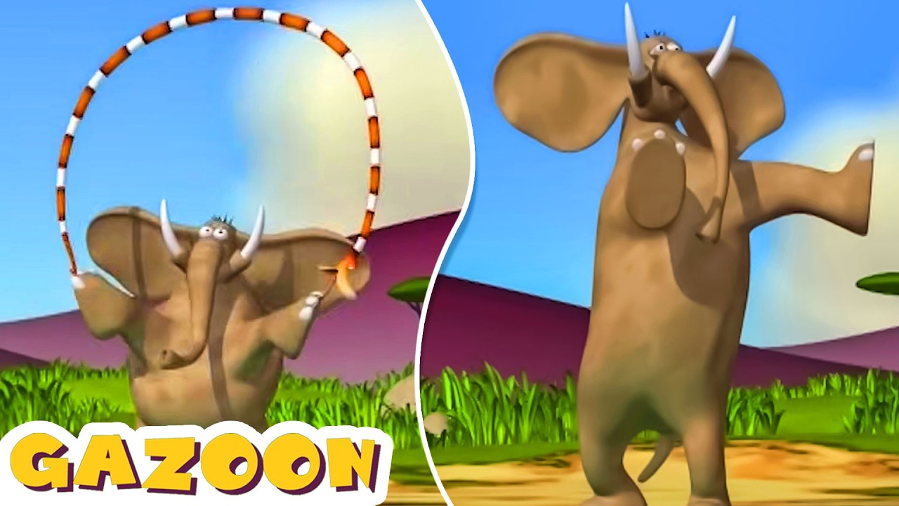 Gazoon  - Séance d'aérobic 😳  | Dessin animé drôle | HooplaKidz TV  Français
