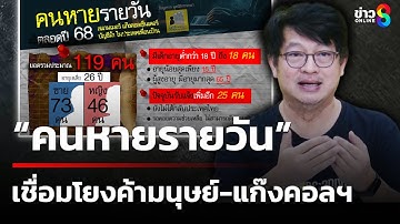 มูลนิธิกระจกเงา เปิดข้อมูลคนหายเชื่อมโยงค้ามนุษย์ | 19 ต.ค. 68 | ข่าวใหญ่ช่อง8