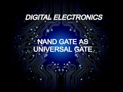 NAND gate as Universal gate | Universal gates | Proteus 8.9 - YouTube