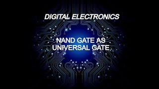 NAND gate as Universal gate | Universal gates | Proteus 8.9