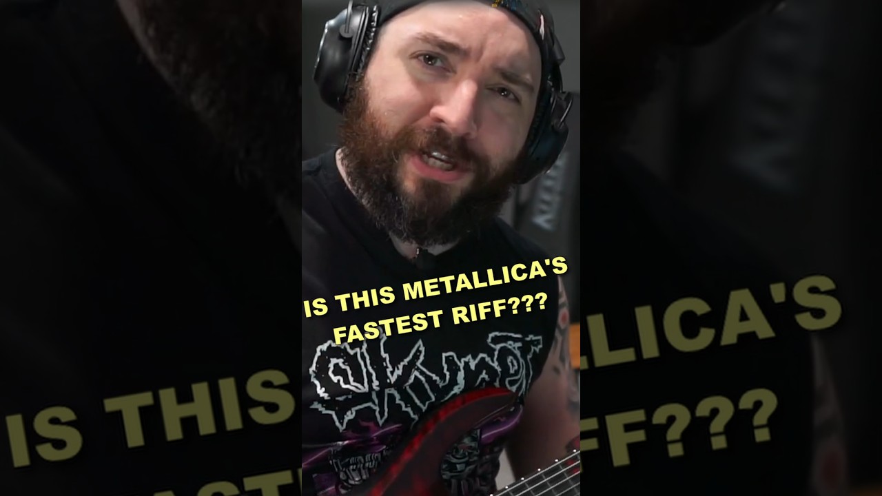 is this METALLICAS FASTEST RIFF? in rocksmith 2014