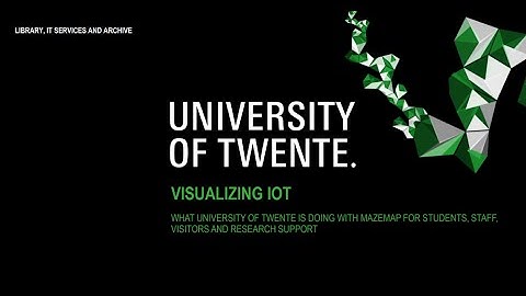 Jeroen van Ingen Schenau - Visualizing IoT - MazeCon 2020