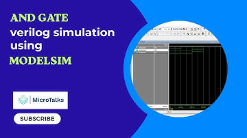 AND Gate verilog-simulatie met behulp van Modelsim