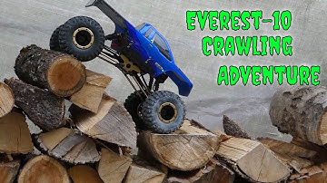 Redcat Everest 10 Crawling - A Backyard Adventure!