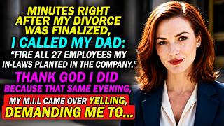 My Mother In Laws SECRETLY Planted 27 Employees in My Dad's Company — Until My Divorce Set Me Free